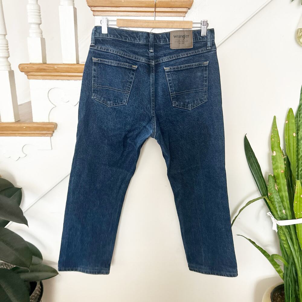 Wrangler Authentics Mens Regular Fit Flex Jean Dark Wash Denim Size 31x30 - Picture 5 of 7